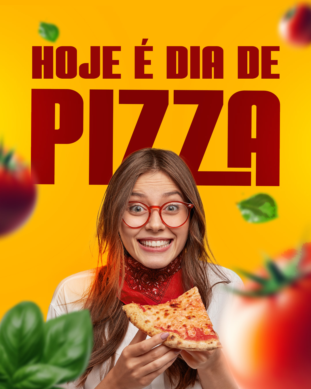 hoje é dia de pizza